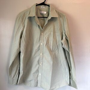 Men’s Calvin Klein - Long-sleeve Mint Button-Down - size L